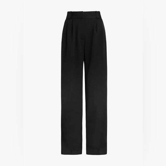 Favorite Daughter Pants - Favorite Daughter Favorite Pant Black Wide-Leg Trousers